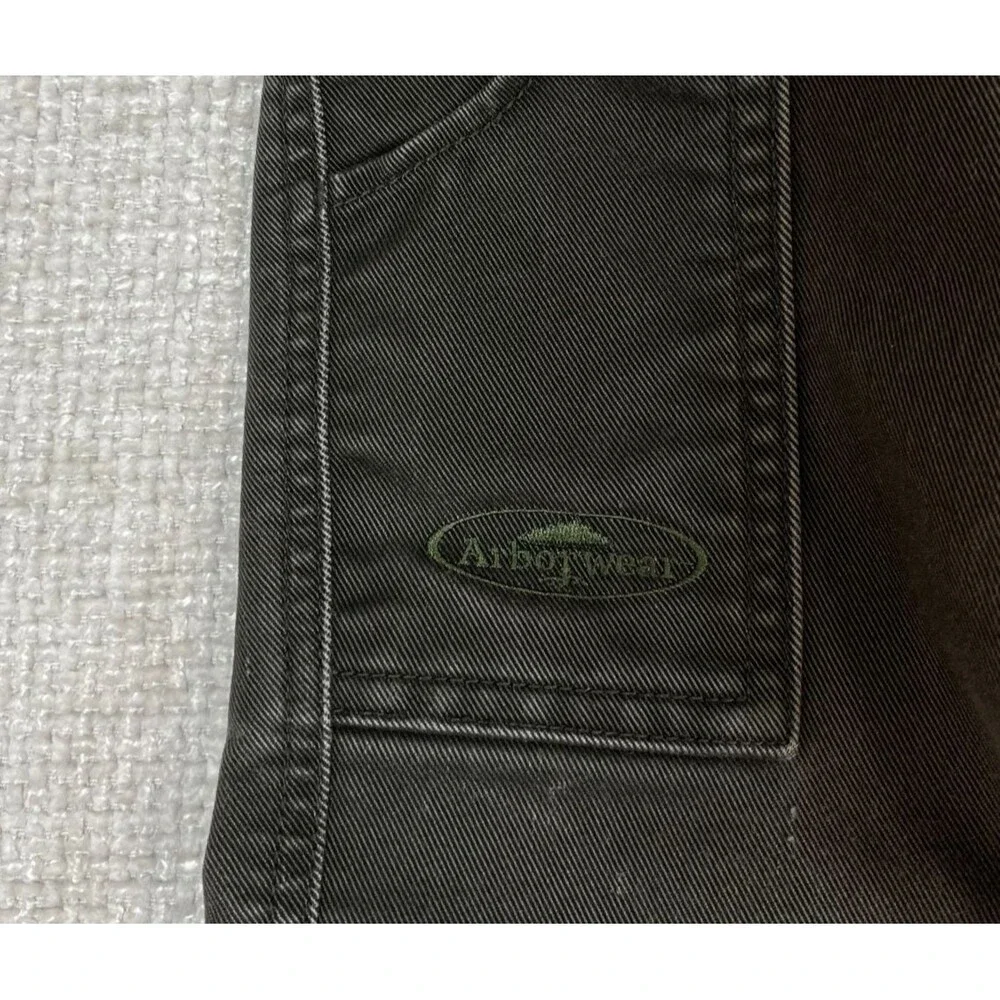 Arborwear Pants Men's 36x30 Green Ground Utility Pocket Workwear Tree Climber - Picture 7 of 14